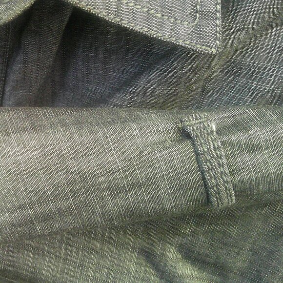 COLUMBIA Long Sleeve Tailored Snap 100% Cotton Shirt XS - Picture 8 of 10